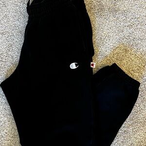 Champion Black Jogger Sweatpants